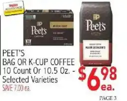 Ingles Markets Peet's coffee offer