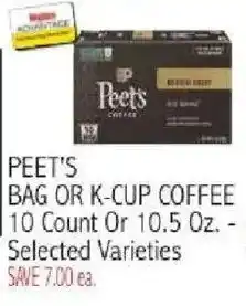 Ingles Markets Peet's coffee offer