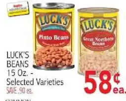 Ingles Markets Luck's beans offer