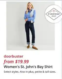 JC Penney Women's St. John's Bay Shirt offer