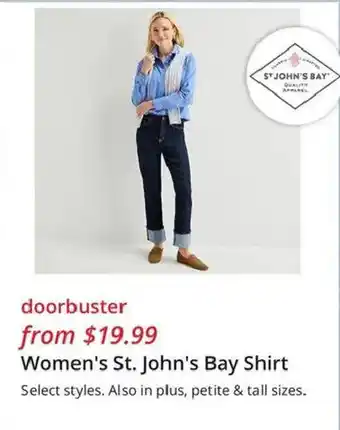 Women's St. John's Bay Shirt