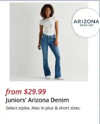 Juniors' Arizona Denim