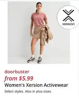 JC Penney Women's Xersion Activewear offer