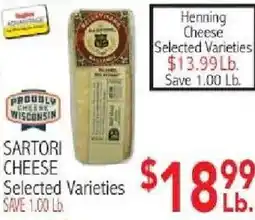 Ingles Markets Sartori cheese offer