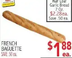 Ingles Markets French Baguette offer