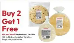 Stater Bros Stater Bros. Tortillas offer
