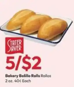 Stater Bros Stater saver bakery bolillo rolls offer