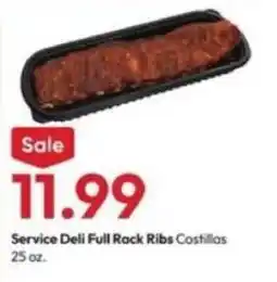 Stater Bros Service Deli Full Rack Ribs offer