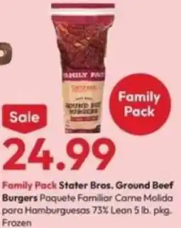 Stater Bros Stater Bros. Ground Beef Burgers offer