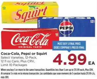 Coca-Cola, Pepsi or Squirt