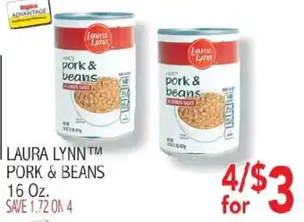 Laura Lynn pork & beans
