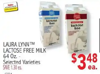 Laura Lynn lactose free milk