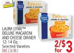 Ingles Markets Laura Lynn deluxe macaroni and cheese dinner offer