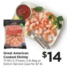 Food 4 Less Great American Cooked Shrimp offer