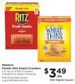 Mariano's Nabisco family size snack crackers offer