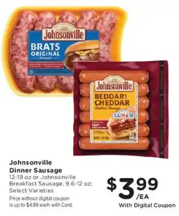 Mariano's Johnsonville Dinner Sausage offer