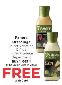 Mariano's Panera Dressings offer