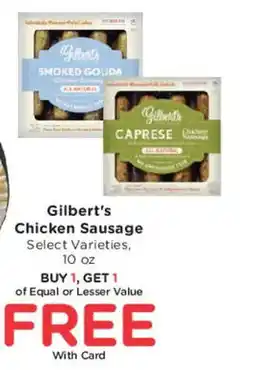 Mariano's Gilbert's Chicken Sausage offer