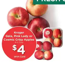 Mariano's Kroger gala, pink lady or cosmic crisp apples offer