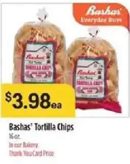 Bashas' Bashas' Tortilla Chips offer