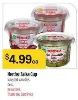 Bashas' Herdez Salsa Cup offer
