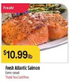 Bashas' Fresh Atlantic Salmon offer