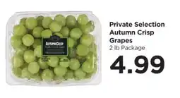 Food 4 Less Private Selection Autumn Crisp Grapes offer