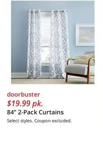 84" 2-Pack Curtains