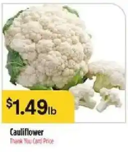Bashas' Cauliflower offer
