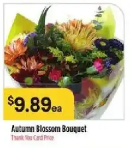 Bashas' Autumn Blossom Bouquet offer