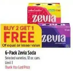 Bashas' Zevia Soda offer