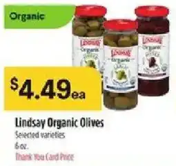 Bashas' Lindsay Organic Olives offer