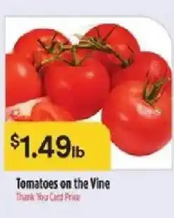 Bashas' Tomatoes on the Vine offer
