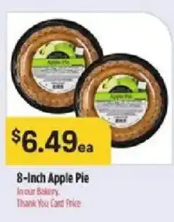 Bashas' 8-Inch Apple Pie offer