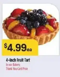 Bashas' 4-Inch Fruit Tart offer