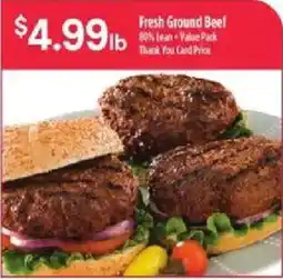 Bashas' Fresh Ground Beef offer
