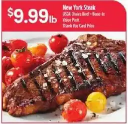 Bashas' New York Steak offer