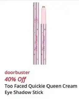 JC Penney Too Faced Quickie Queen Cream Eye Shadow Stick offer