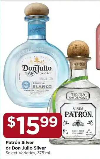 Food 4 Less Patrón Silver or Don Julio Silver offer