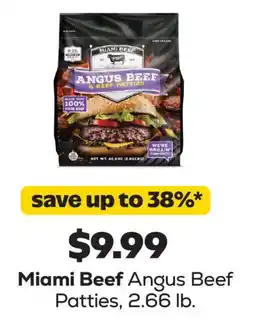 Grocery Outlet Miami Beef Angus Beef Patties offer