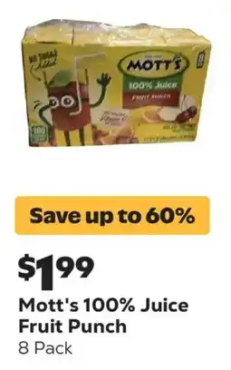 Grocery Outlet Mott's 100% Juice Fruit Punch offer