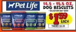Ollie's Pet Life dog biscuits offer