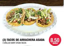 Carnicerias Jimenez 3 Grilled Skirt Steak Tacos offer