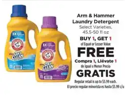 Food 4 Less Arm & Hammer Laundry Detergent offer