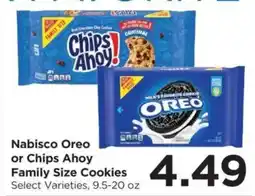 Food 4 Less Nabisco Oreo or Chips Ahoy Family Size Cookies offer