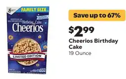 Grocery Outlet Cheerios Birthday Cake offer