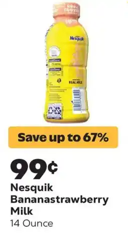 Grocery Outlet Nesquik Bananastrawberry Milk offer