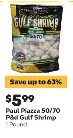 Grocery Outlet Paul Piazza 50/70 P&d Gulf Shrimp offer