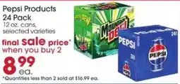 Giant Eagle Pepsi Products offer