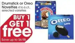 Giant Eagle Drumstick or Oreo Novelties offer